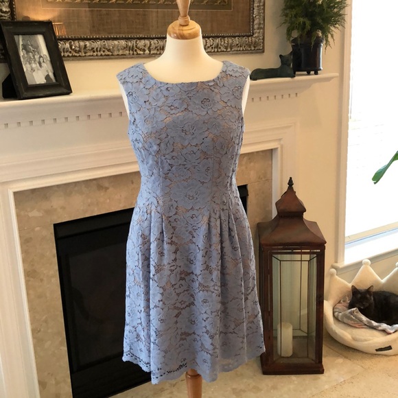 Vince Camuto Dresses & Skirts - Vince Camuto Blue Lace Dress